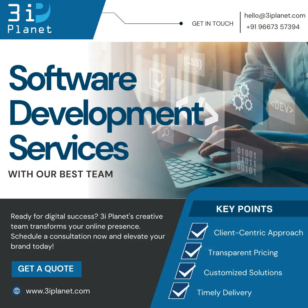 “Elevate Your Business with 3i Planet: The Leading Software Development Company in Udaipur”
